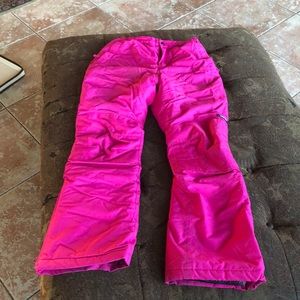 Lands end Girls Hot Pink Ski pants